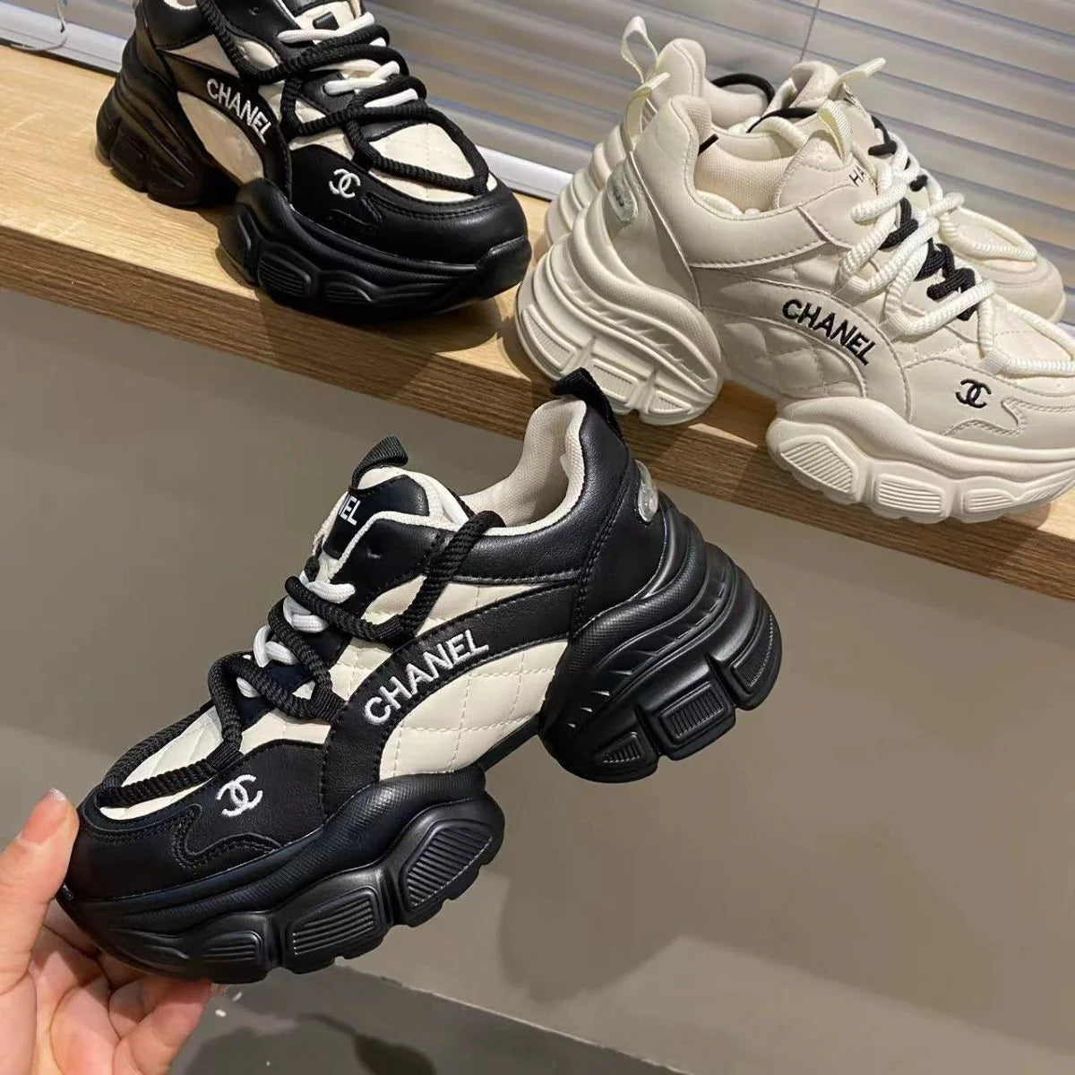 New Color Blocking Sports And Leisure Shoes For Women 10240108LY05