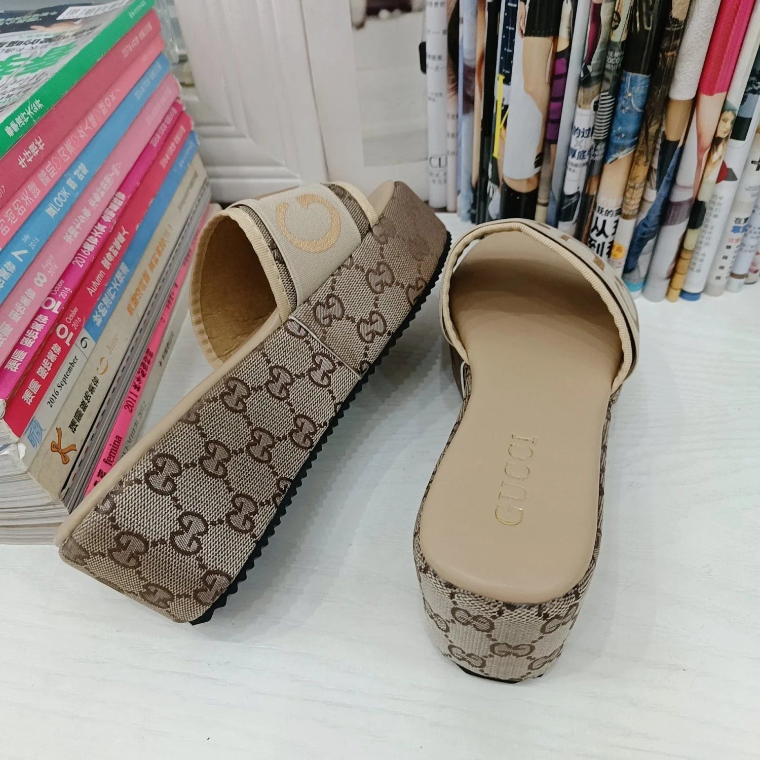 New Metallic Letter Women's Sandals 1024031806