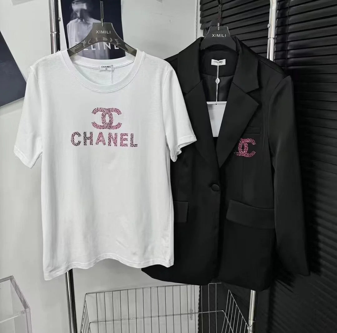 New Composite Hot Rhinestone Suit All-match Jacket 1024030603