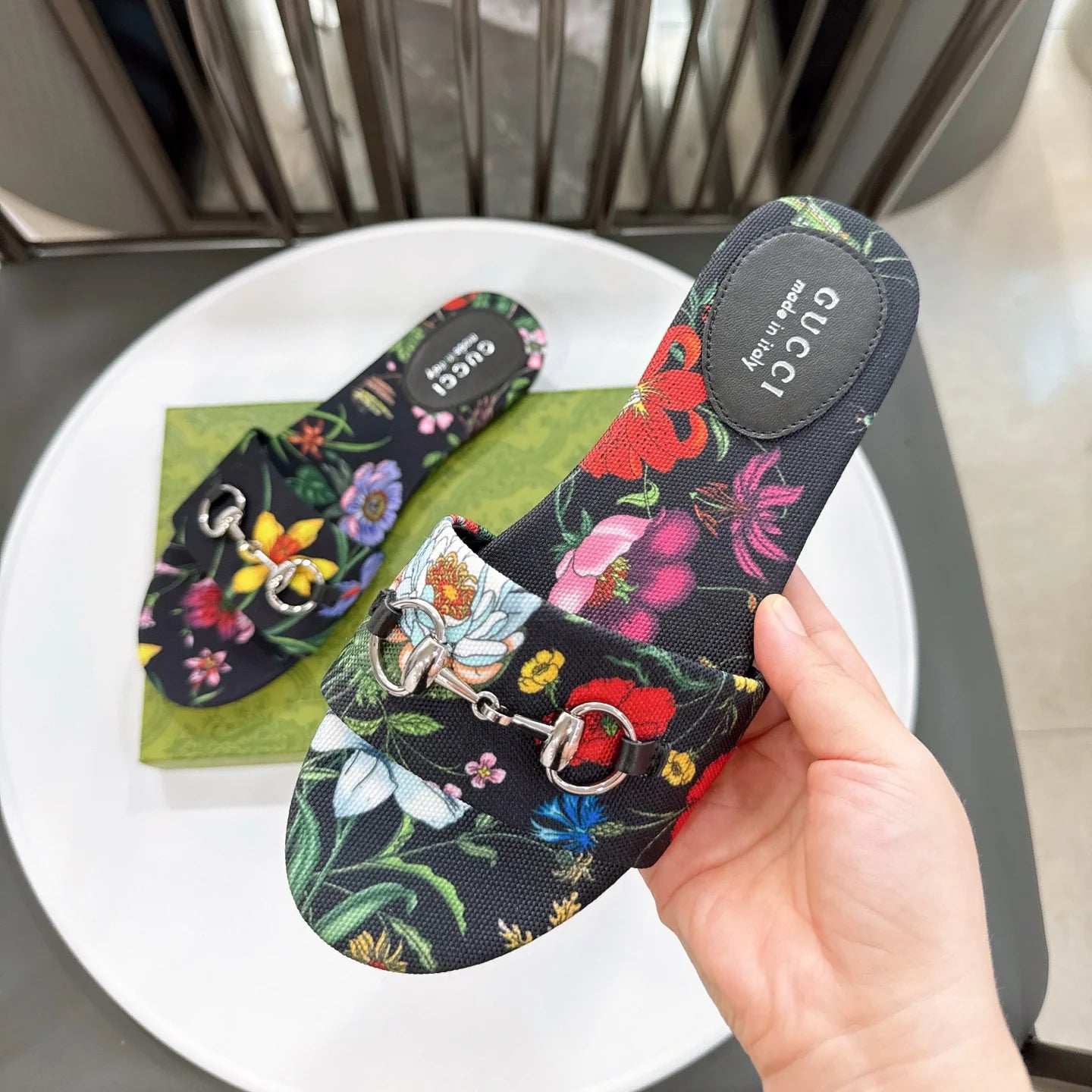 GG New Floral Horsebit Buckle Women's Slippers 1025070413