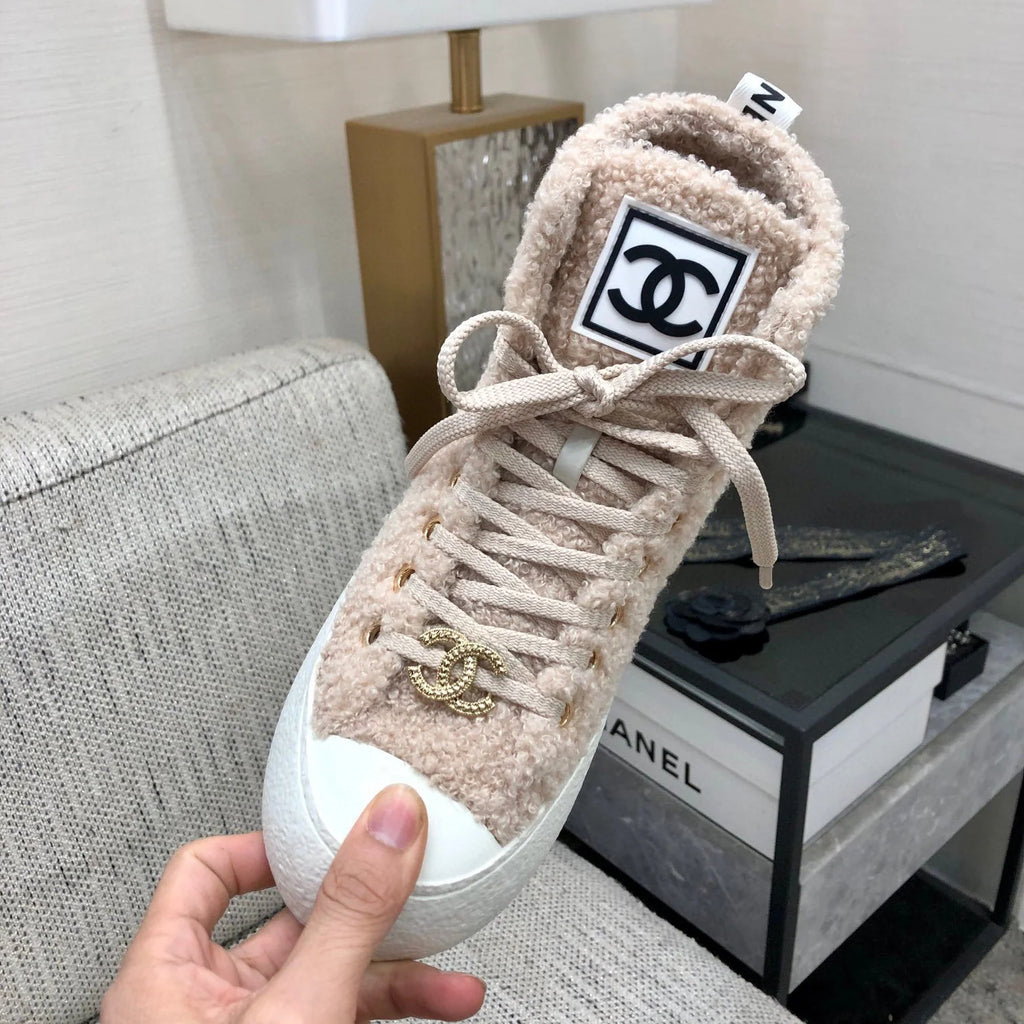 New high top fur casual shoes 1024101512