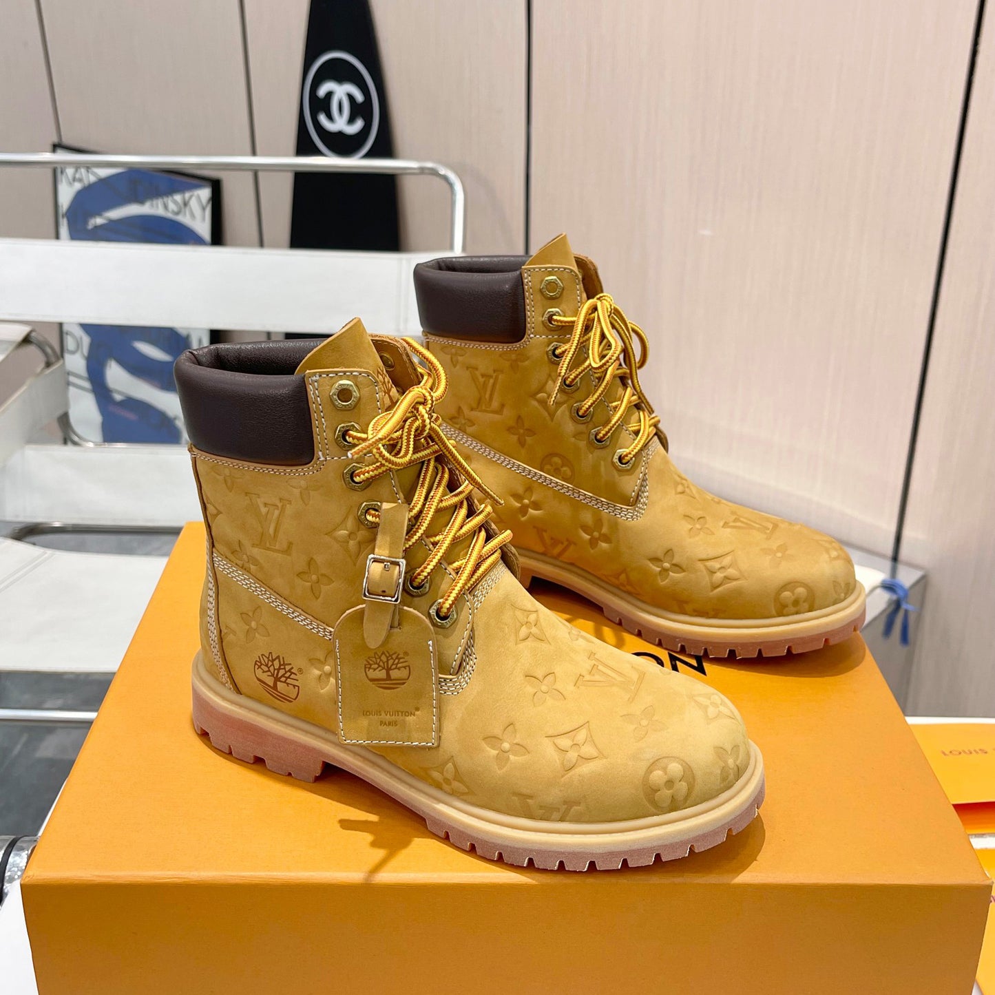 New fashion printed couple Martin boots 0724122601