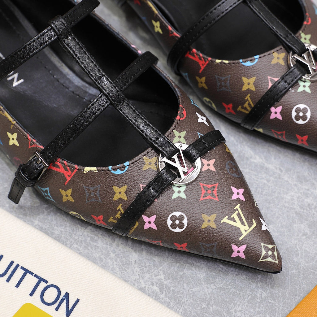 Lvv25ss new pointed-toe flat sandals 0725102306