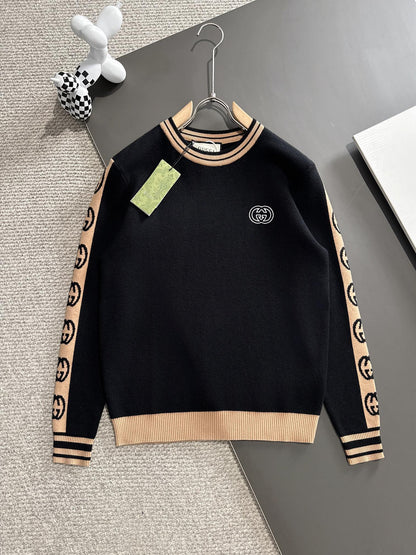 GG Fashion Print Crewneck Sweater 0724121811