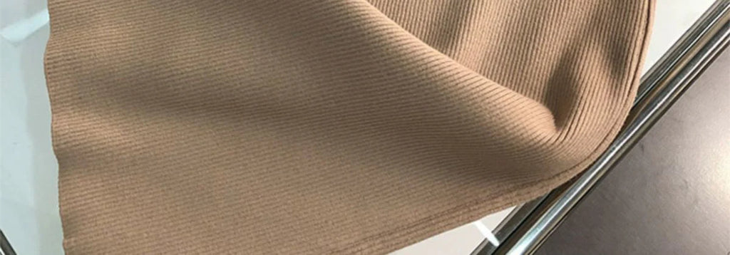 New Fashion All-match Ice Silk Knitted Sling Dress 1024040306