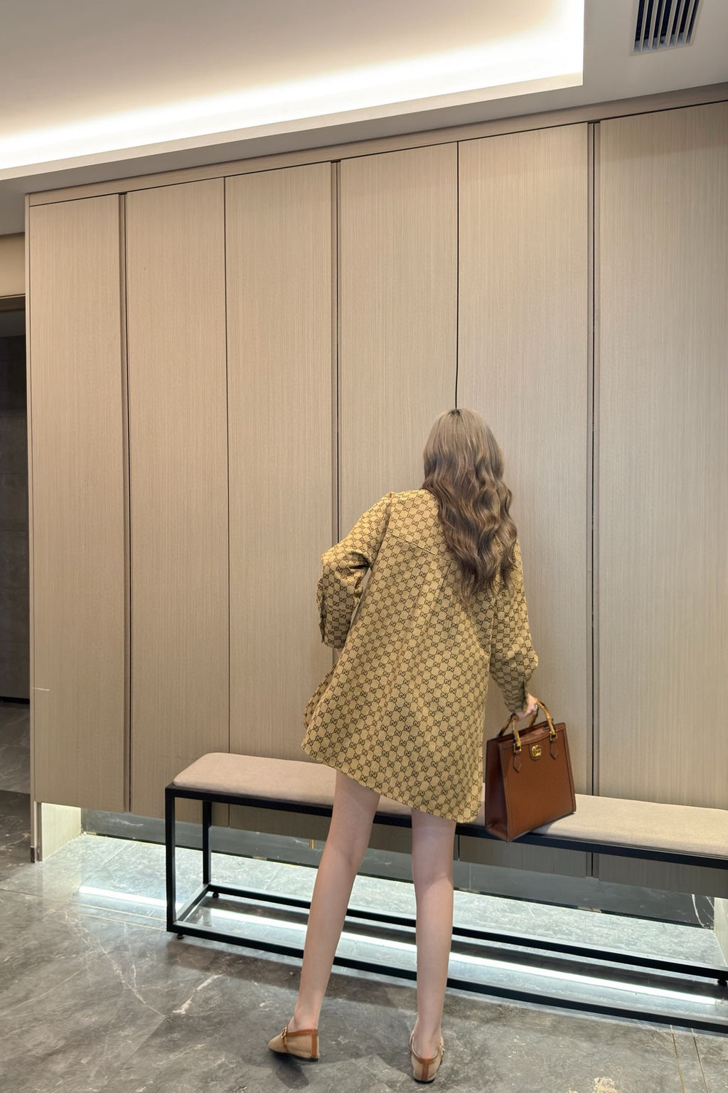 GG Fashion printed stand-up collar 0725062013