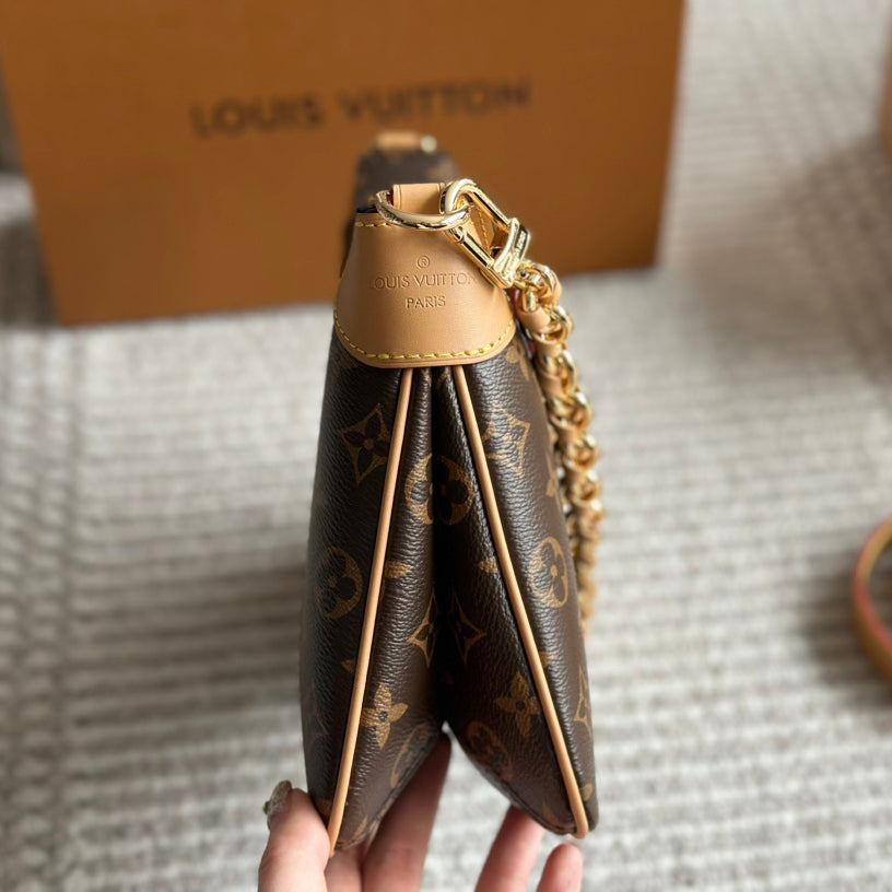 Double layer lock chain armpit bag 1824040708