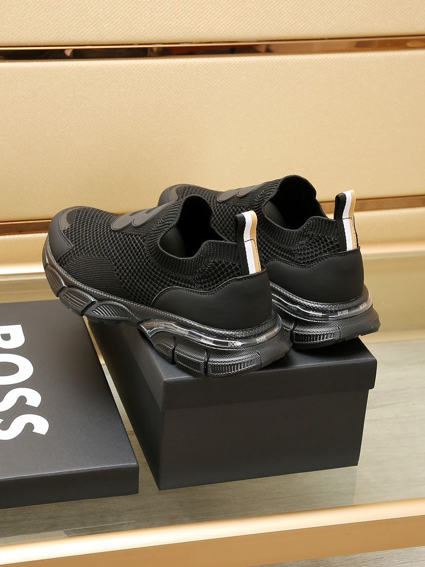 BS fashion printed rubber sole sneakers 0724072304