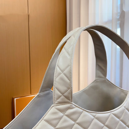 White Icare extra large shopping bag 0724032501