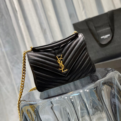 Y classic messenger bag gold buckle XC0723081604