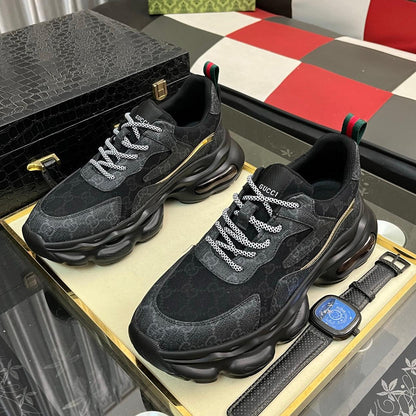 GG men's casual sneakers with print  0725102202