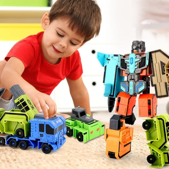 🔥2023 Hot Sale🔥Toy Deformation Number Transform Robot gyerekeknek