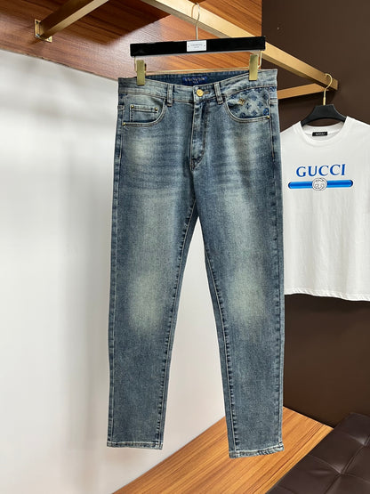 Lvv men's business casual jeans 0725092607