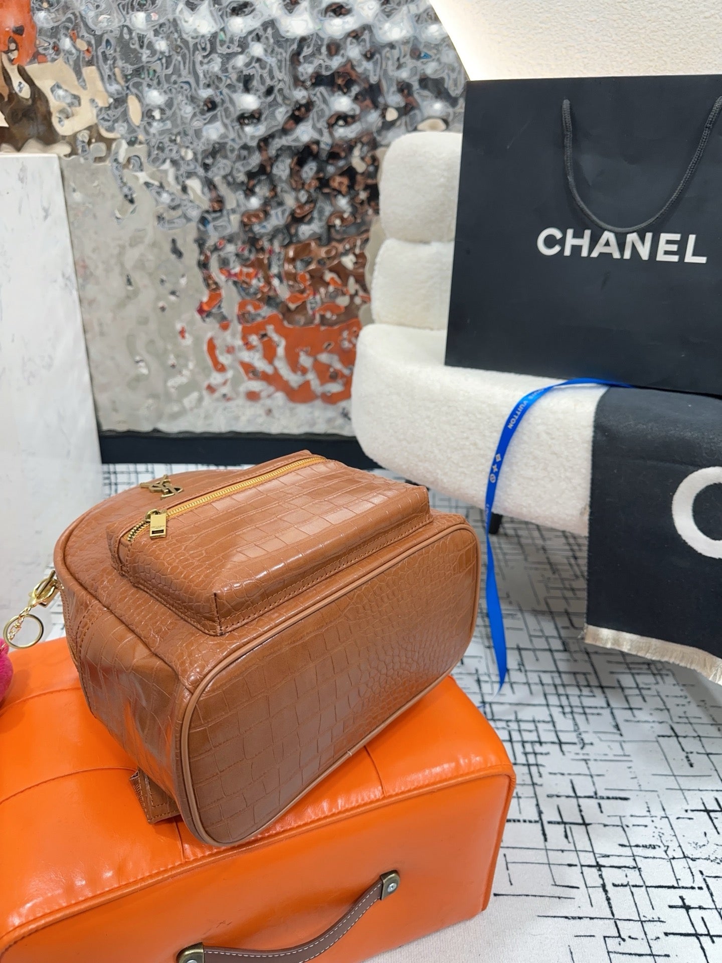 YSL fashion backpack 0725070704