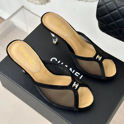 New mesh high heel sandals 1024052905