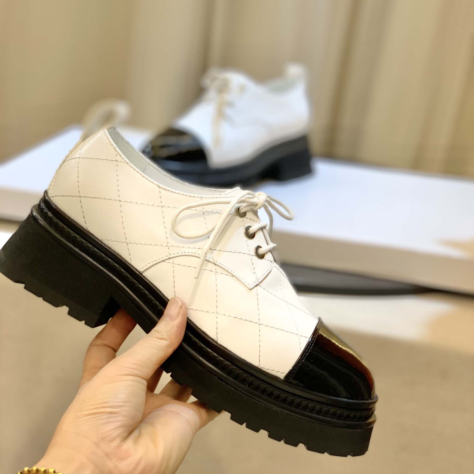 2023 autumn and winter new products Paris catwalk style rhombic chunky heel boots series  XC1523081703