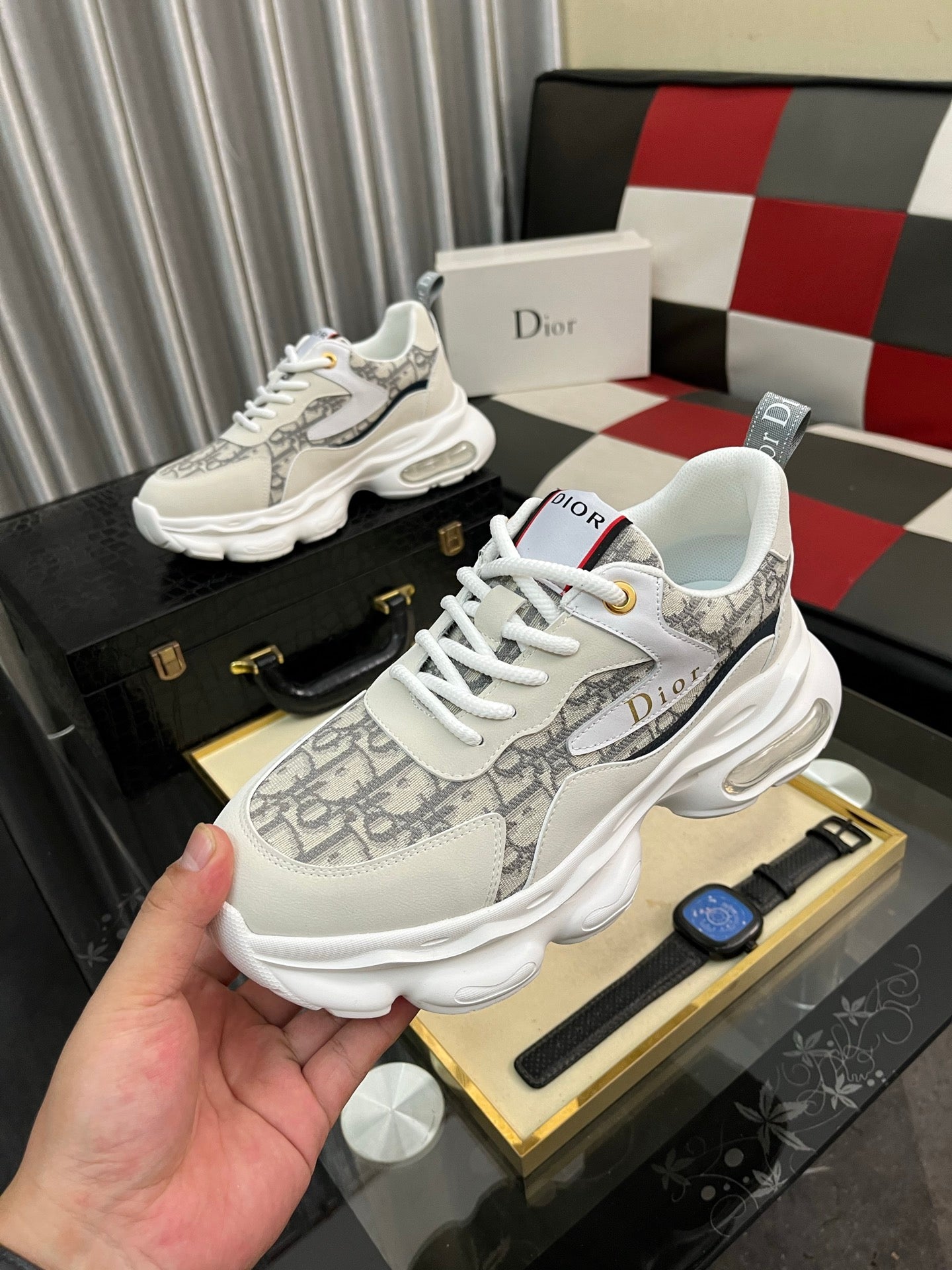 DR men's casual sneakers with print  0725102203