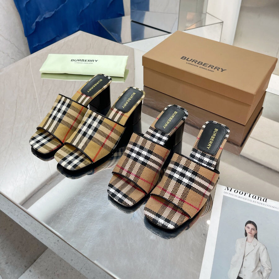 Thick heel sandals slippers 1824041116