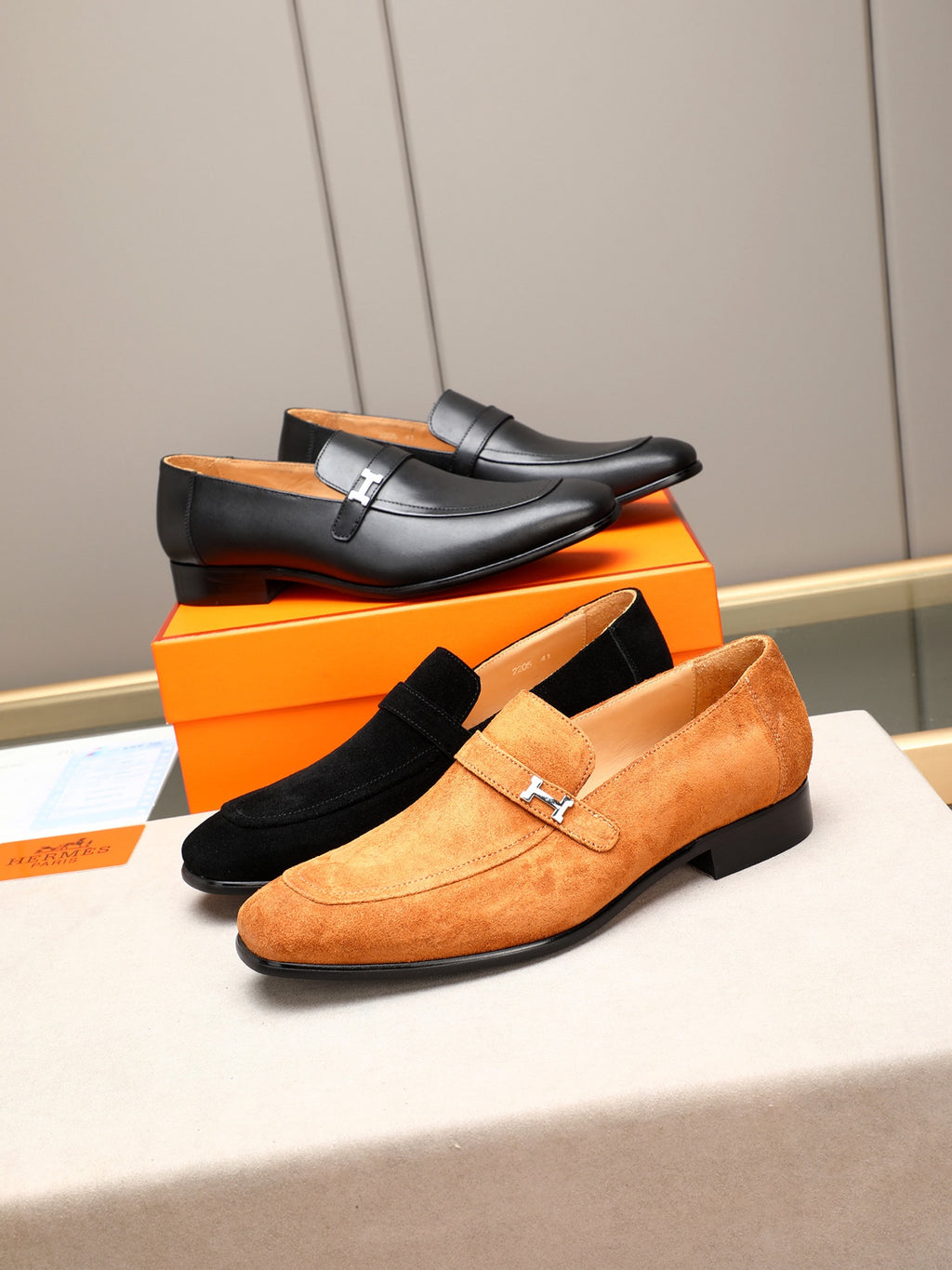 New HMS business formal leather shoes 0725062404