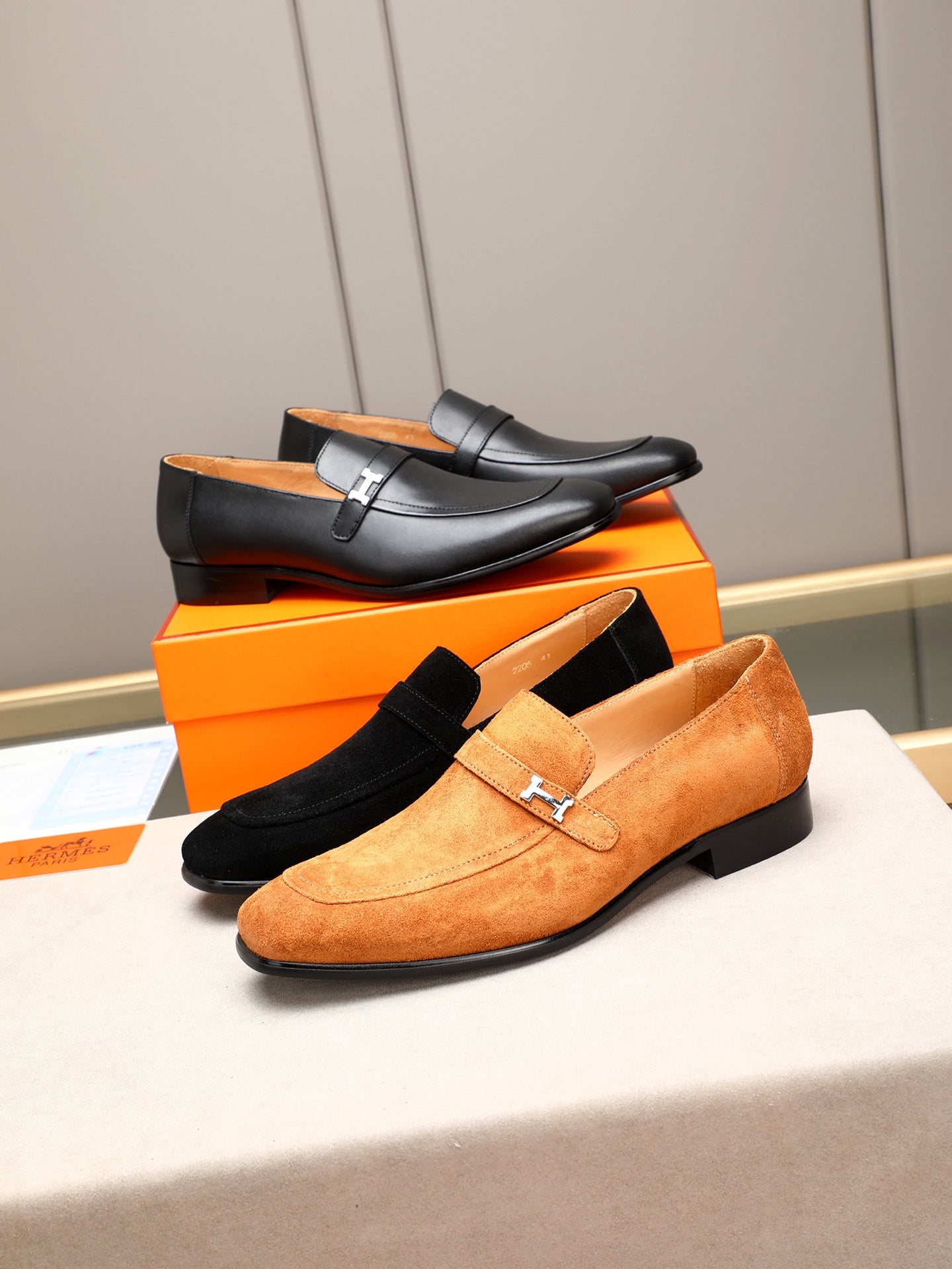 New HMS business formal leather shoes 0725062404