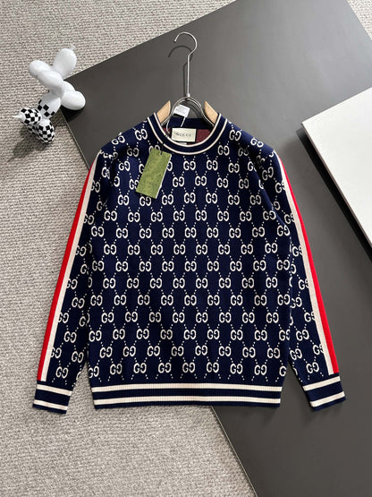GG Fashion Print Crewneck Sweater 0724121810