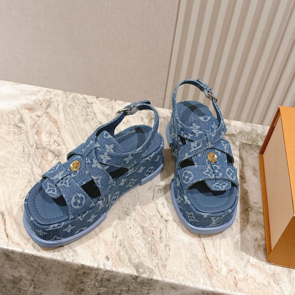 Lvv fashion thick-soled sandals 0725042802