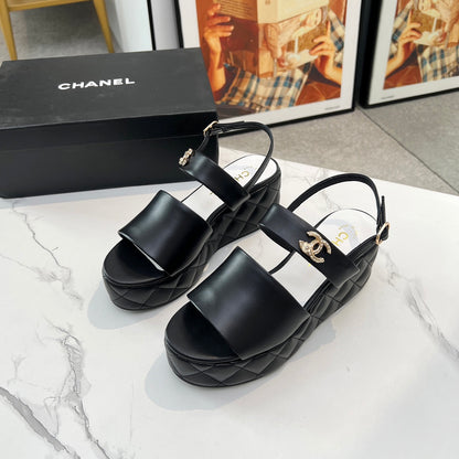 Chane1 top fashion thick-soled rhombus sandals 0724030811