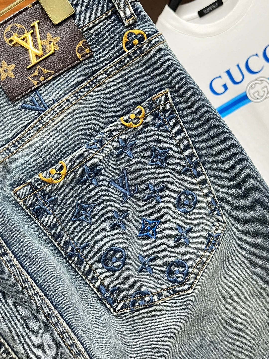 Lvv men's business casual jeans 0725092607