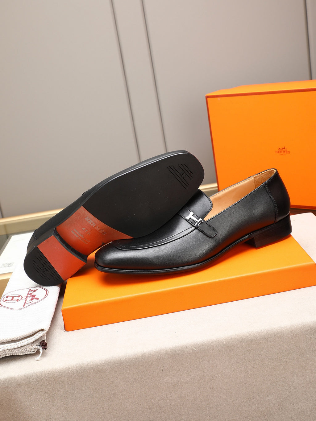 New HMS business formal leather shoes 0725062404