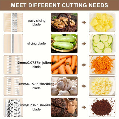 Hand-held Rotary Cheese Grinder｜Vegetable Chopper, Non-Electric Tool