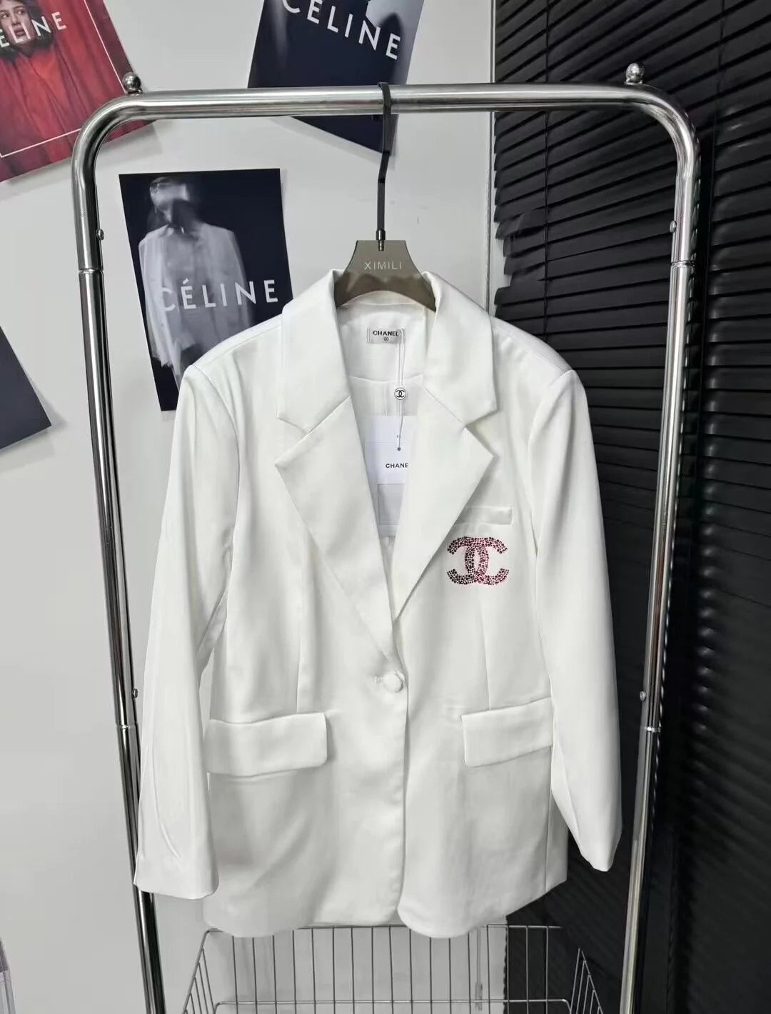 New Composite Hot Rhinestone Suit All-match Jacket 1024030603