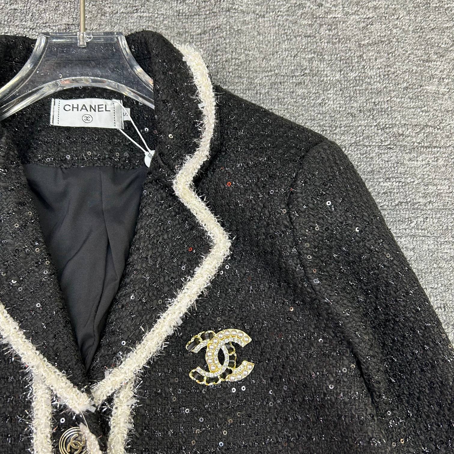 Braided short jacket suit collar design 0724031302