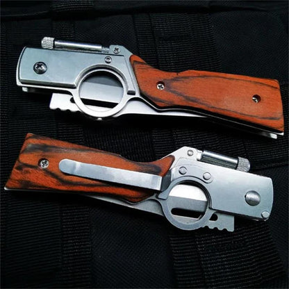 💥2025 Hot Sale 49% Off🔥Outdoor Stainless Steel Portable AK-47 Folding Knife