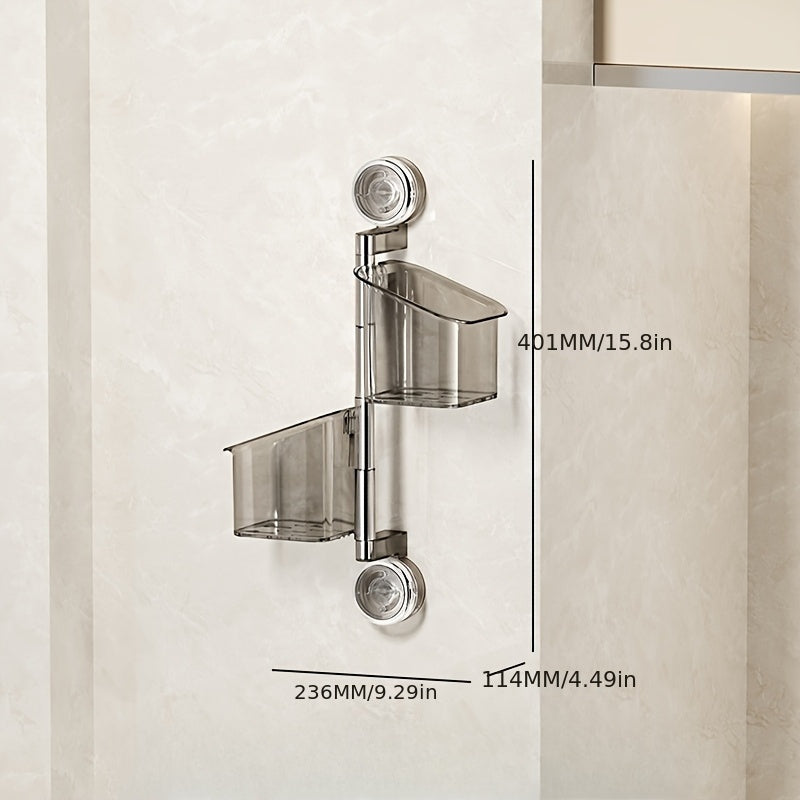 Rotating Organizer Suction Cup Kitchen Shelf