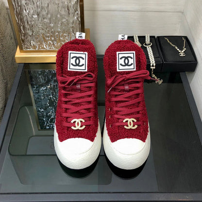 New high top fur casual shoes 1024101512