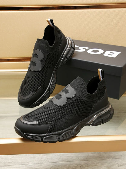 BS fashion printed rubber sole sneakers 0724072304