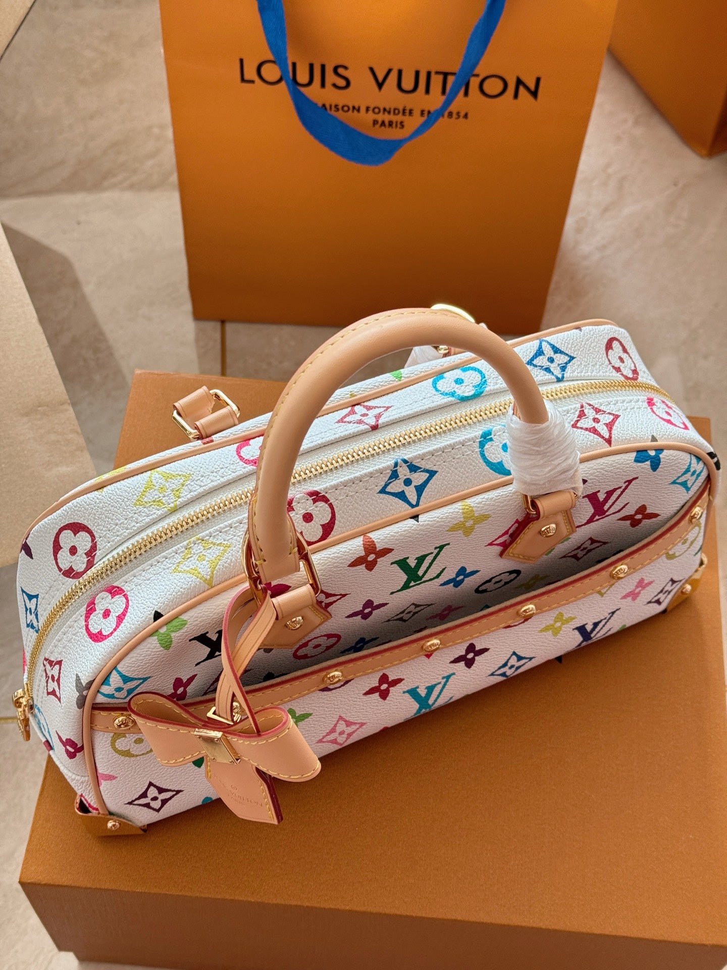 Lvv fashion 3 color bowling handbag 0725031907