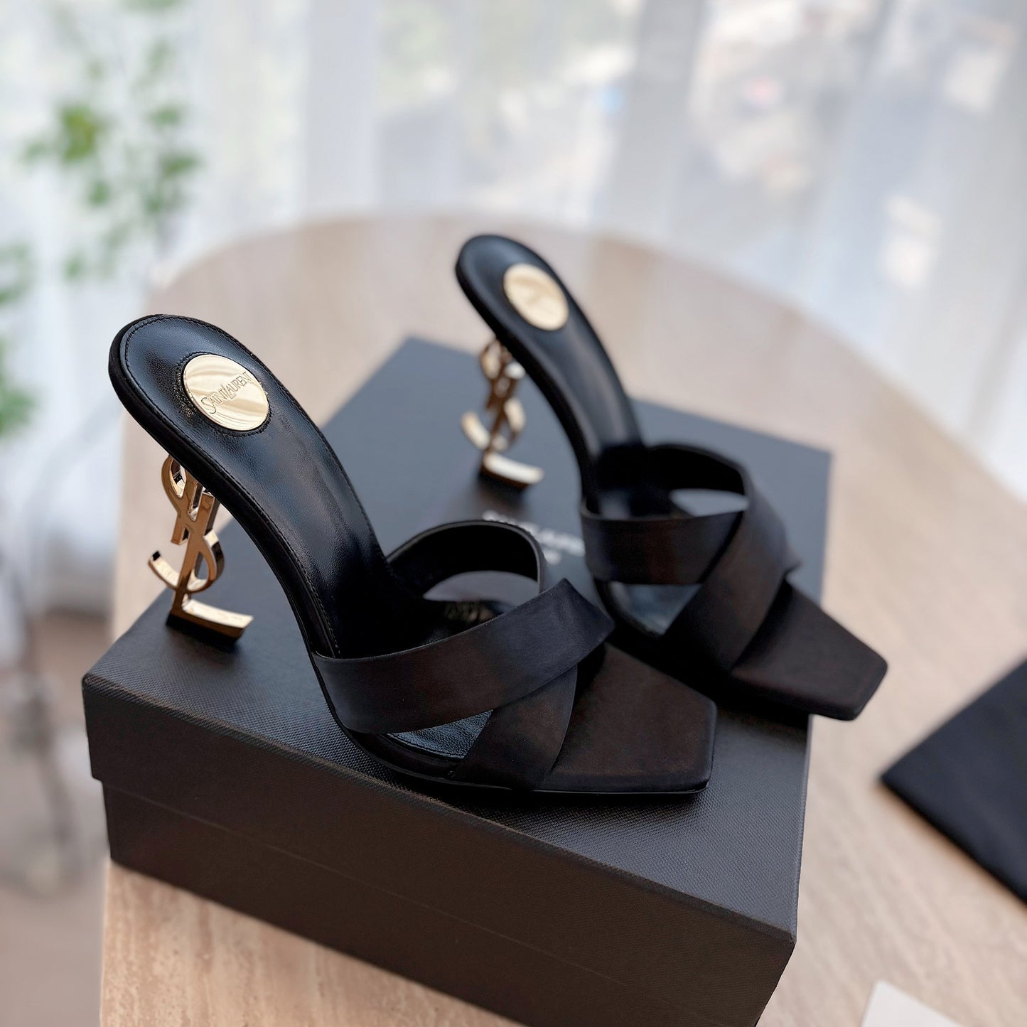 Women's stylish luxury YSL high heels