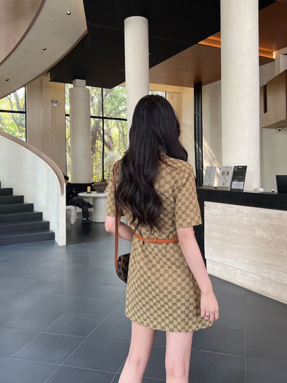 GG Fashion printed stand-up collar 0725062014