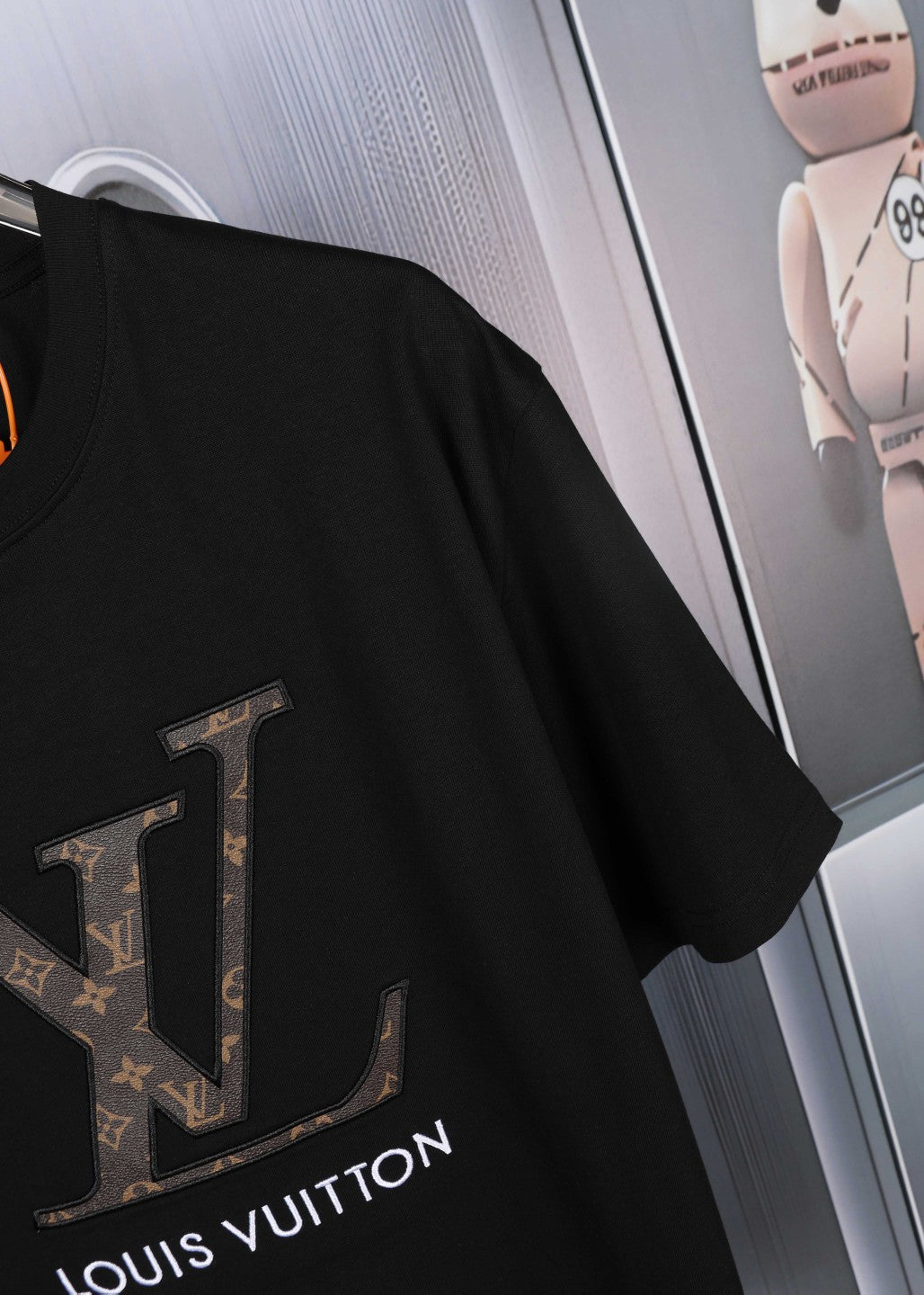 V heavy double yarn 280g printed short sleeves 0724031306