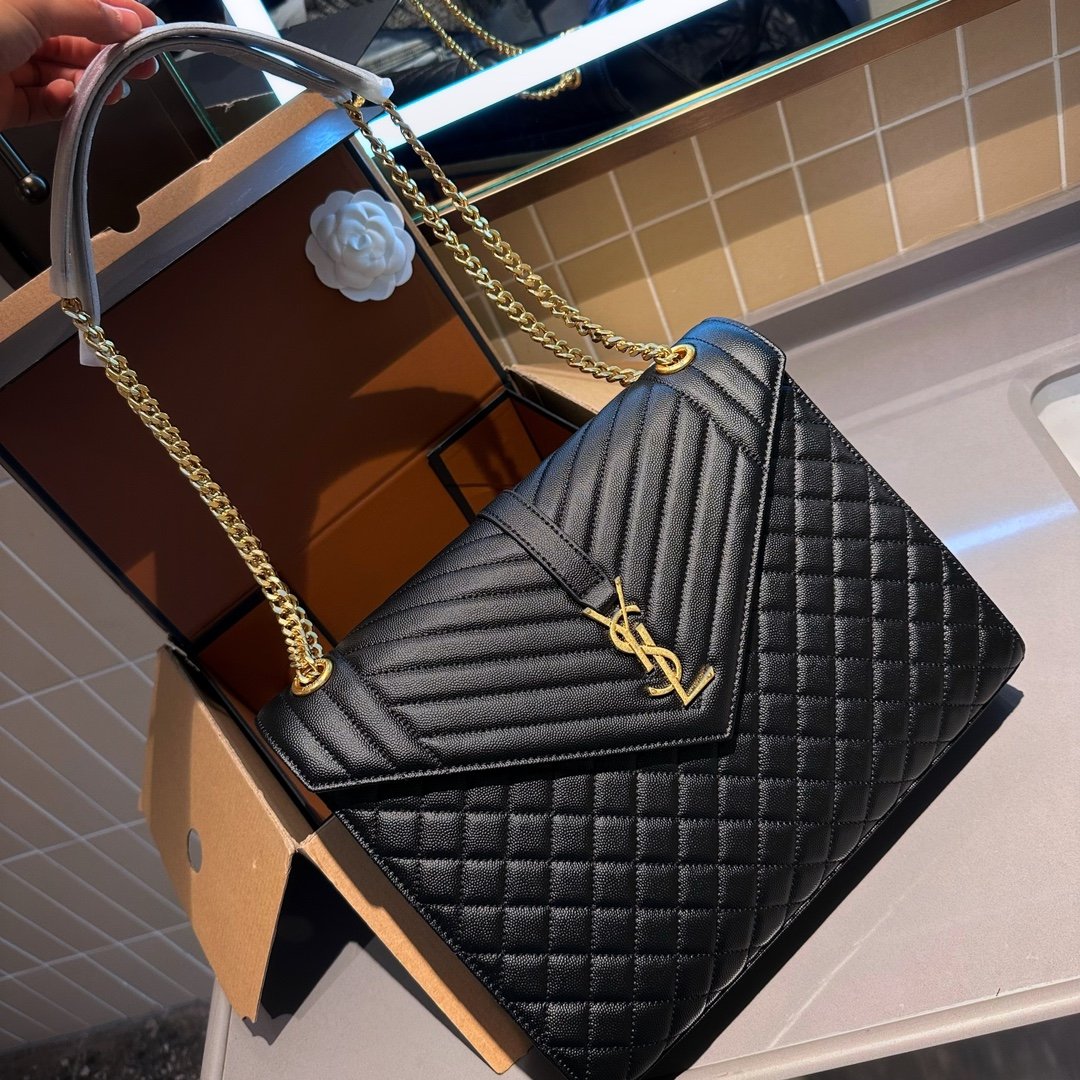 Fashionable and versatile diamond grid chain bag 1023121101