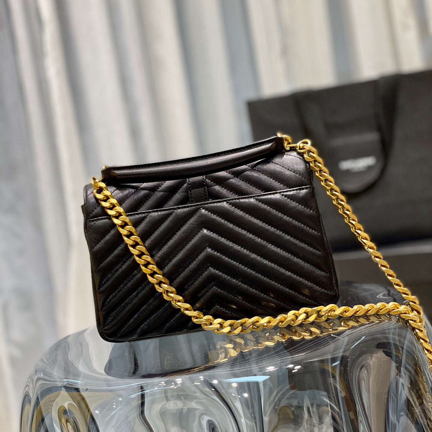 Y classic messenger bag gold buckle XC0723081604