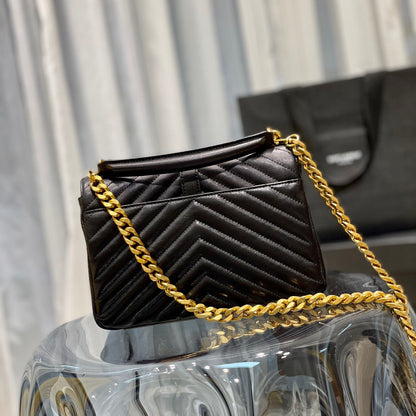 Y classic messenger bag gold buckle XC0723081604