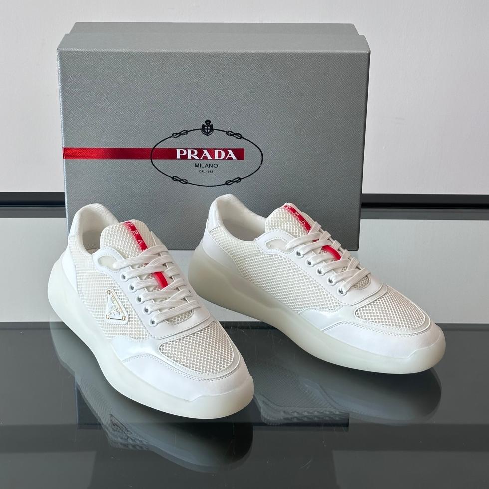 PR Mesh lace-up sneakers 0725061201