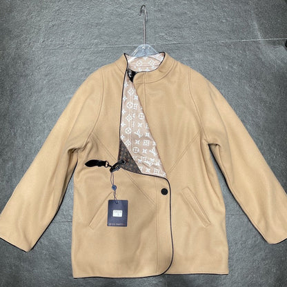 Women Classic Double-Breasted Wool Coat 1025102415