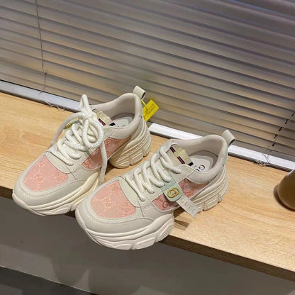 New Sports and Casual Thick Sole Elevated Women's Shoes 1024022607