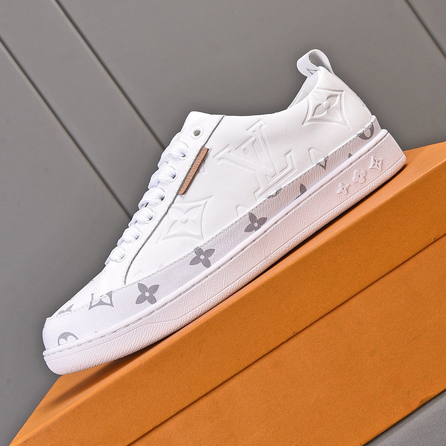 Leisure Pattern Two Tone Trendy Low-top Shoes