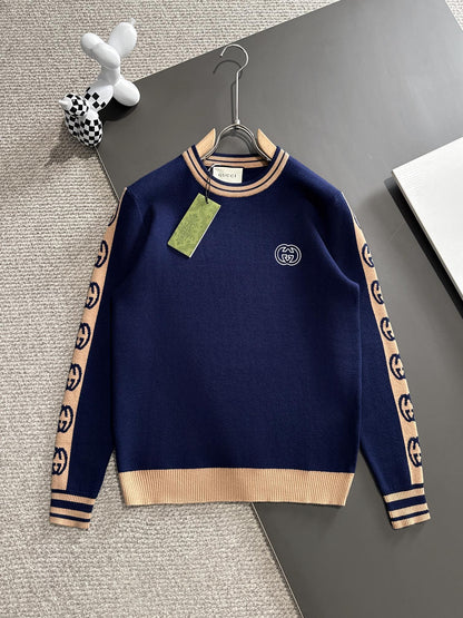 GG Fashion Print Crewneck Sweater 0724121811