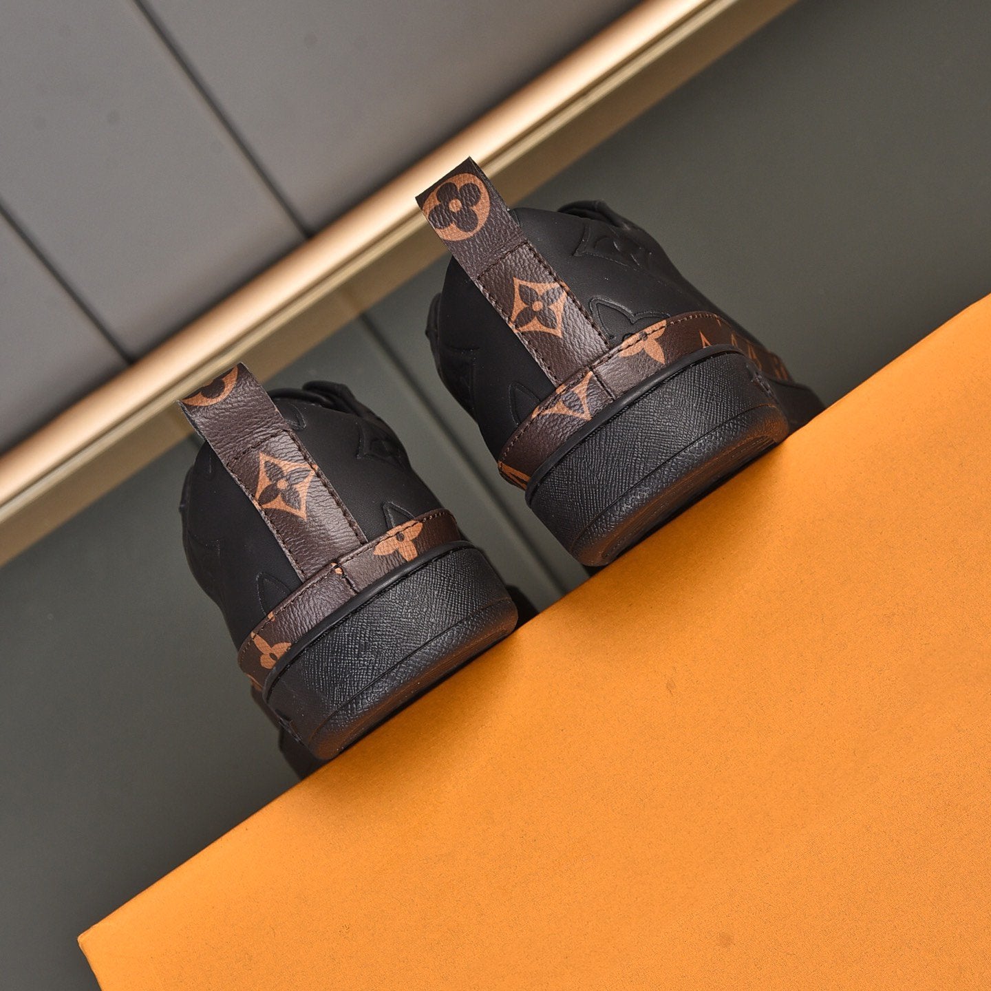 Leisure Pattern Two Tone Trendy Low-top Shoes