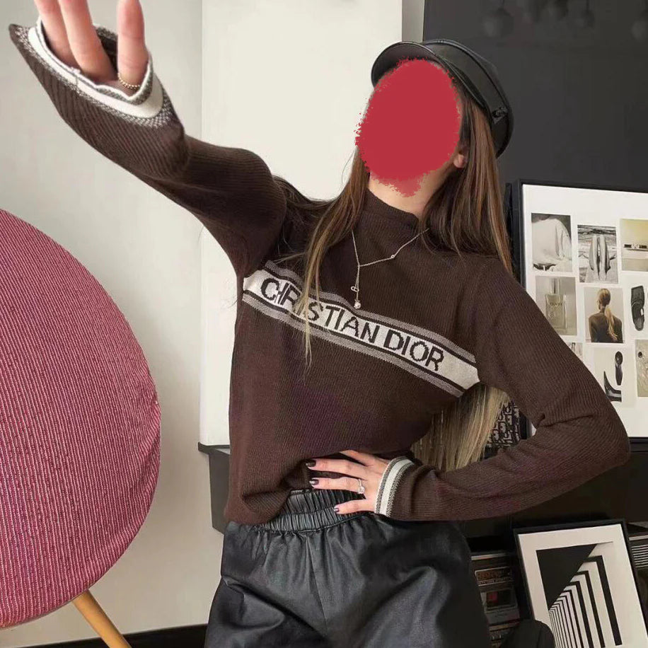 High-Neck Stretch Knit Base Layer 1025102423